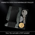 Minimalist Wallet Coin Tray for Men, Removable Coin & Key Holder for Slim Wallet, Additional Mini Accessory Tray for Metal Wallet (Aluminum)...