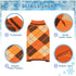 Dog Sweater Pet Knitted Clothes - Classic Plaid Pull Over Turtleneck Dog Sweaters with Leash Hole Warm Dogs Winter Clothing for Small Medium Dogs ...