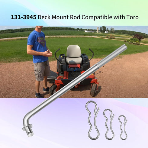 131-3945 Deck Mount Rod Compatible with Toro Quest E-Series, S-Series, TimeCutter SWX 4250, ZS 3200S, ZS 4200S, ZS 4200T, ZS 5000 Riding Mower Rep...