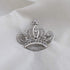 LQRI Crystal Rhinestone Princess Queen Crown Brooch Pin Tiara Crown Brooches Crown Tiara for Wedding Party/Banquet/Birthday...