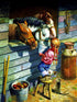 SUNSOUT INC - Working Girl - 500 pc Jigsaw Puzzle by Artist: Don Crook - Finished Size 18" x 24" - MPN# 36048...