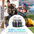 2 Pack Mesh Shower Caddy Portable for College Dorm Room Essentials, Shower Caddy Dorm with 8-Pocket Large Capacity,Shower Bag for Beach,Swimming,G...