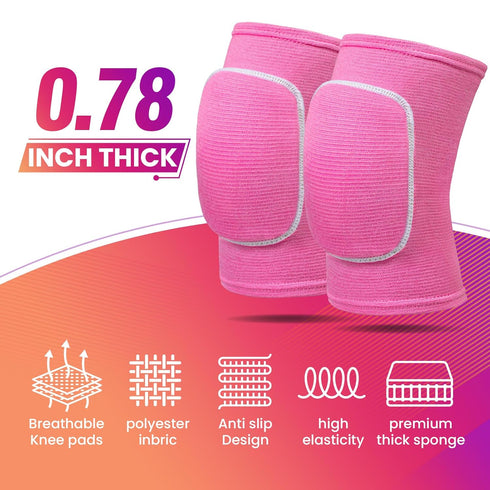 Volleyball Knee Pads,Knee Pads for Women,Men,Kids,Girls,Knee Brace for Basketball Volleyball Football Dance Yoga Tennis Running Cycling Workout Cl...