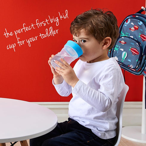 b.box Toddler Training Cup: Free Flow Opening, Great Transition from Sippy to Big Kid Cup. BPA Free, Dishwasher safe. Ages 12+ months (Grape, 8oz)...