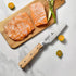ZhengSheng Folding Chef Knife 4.8” Ultra Sharp 440A Stainless Steel Blade Natural Olive Handle Pocket Foldable Japanese Style Kitchen Knife for Ou...