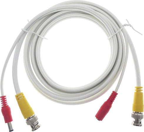 New Pre-Made All-in-One Siamese RG59 BNC Video and Power CCTV Security Camera Cable for HD AHD DVR SDI Camera Connection (RG 59 HD Cable, 1X6.6ft)...