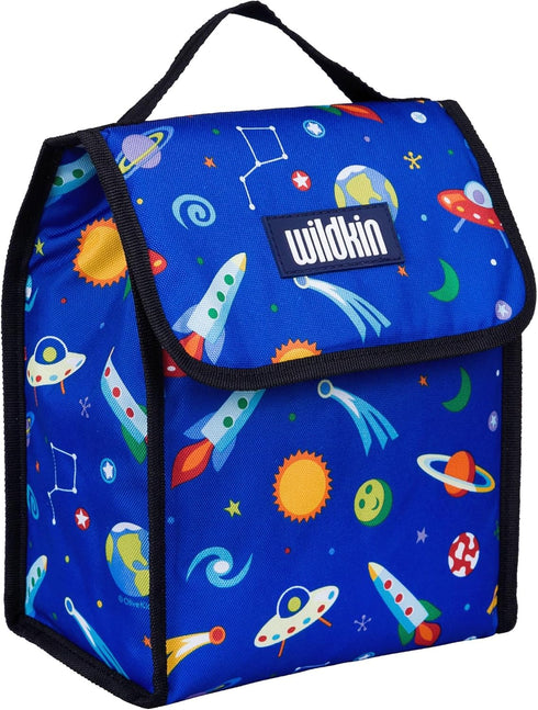 Wildkin Kids Insulated Lunch Bag – Reusable, Ideal for Hot/Cold Snacks, School & Travel - Out of this World...