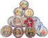 Twelve (12) Rose Scented Catholic Rosaries Necklaces in Gift Boxes...
