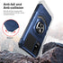 for TCL ION X Case,TCL ION V Phone Case with Tempered Glass Screen Protector,Military Grade Heavy Duty Shockproof Protective Cover,with Ring Kicks...