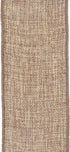 Berwick Offray 2.5" Wide Rustic Saddle Polyester Ribbon, Natural Brown, 4 Yards...