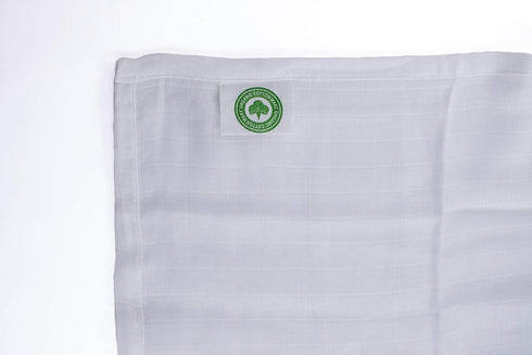 Organic Cotton White Swaddle Blanket for Newborn - 100% Organic, Toxic-Free, All-Natural, Muslin, Newborn Baby Gauze Swaddling Blanket - 100% Cert...