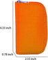 Memory Card Case - Carrying Case Suitable for Micro SD, Mini SD and 4X CF, Card Holder Bag Wallet for Media Storage Organization (Orange)...