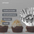 Muffin Cups for Kitchen Baking 2.36 Inch - Metal Egg Tart Molds for Baking, 30 Pcs - Reusable Mini Tart Tins and Cupcake...