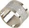 SARO LIFESTYLE 4-Piece Sparkling Design Napkin Ring Set, Silver...