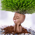 Noa Store Face Planters Pots Head with Drainage - Planter Pots for Indoor Plants - Unique Succulent and Flower Potheads - Decorative Head Indoor/O...