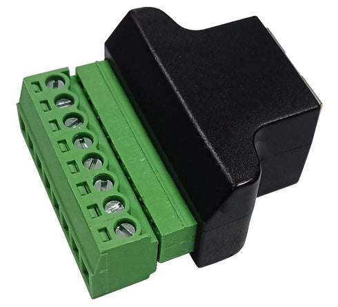 zdyCGTime RJ45 Female Plug to 8P 8C Female Bolt Screw Type terminals Ethernet Net Network Plug Cable for AV CCTV UTP DVR Cat5 Cat5e Cat6 Cat7 in-L...