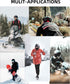 ROCKBROS Ski Mask Thermal Fleece Balaclava Ski Face Mask for Cold Weather Winter Full Face Protective Headgear for Men Women Black...