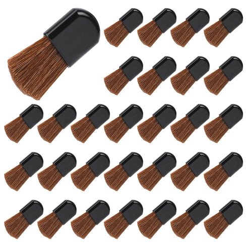30Pcs Disposable Makeup Brushes Mini Cosmetic Brush Small Blush Brushes Portable Powder Brush for Loose Powder Foundation Applicator Beauty Tool f...