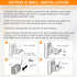 41A5034 Safety Sensor Kit, Garage Door Safety Sensor for Liftmaster Sears Chamberlain Craftsman Garage Door Opener...