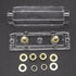 smseace 2Pack 200Amp ANL Fuse Holder with 200 Amp ANL Fuses Fit for 0/2/4/8 AWG Car Audio and Other high Current Applications...