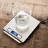 Digital Kitchen Food Scale 11 lb Grams and Ounces Small Stainless Steel Backlit Silver Batteries Included...
