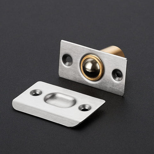 Ravinte Adjustable Ball Door Catch, Closet Ball Bearing Door Latch, Strong Drive Closing Door Accessories for Interior Doors, Solid Brass Body & S...