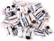 Tatuo Travel Sewing Kits Thread Repair Kit with Needles, Threads, Button, Pin for Hotel Amenities Necessities, 6 Colors (300 Sets)...