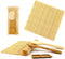 BambooMN Sushi Making Kit Rolling Mats, Rice Paddle, Spreader, Sauce Dish...