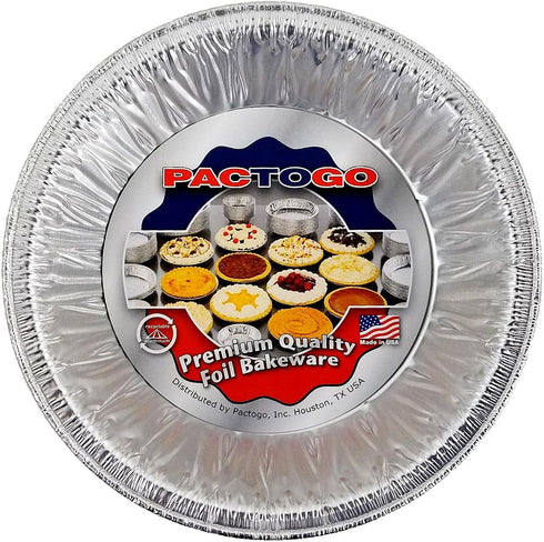 PACTOGO 6" Aluminum Foil Mini Pie Pans - Disposable Small Baking Tin Plates (Pack of 50)...