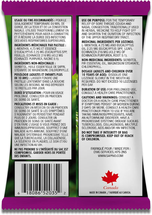 Balsam Fir Lozenges with Echinacea...