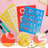 8 Pieces Preschool Letters and Numbers Alphabet Stencils Colorful Double Sided Tracing Board PET Paint Boards for Painting with Craft Markers Mark...
