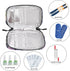 BOMKEE Insulin Cooler Travel Case, Insulin and Syringe Case Insulated Pouch Organizer Insulin Carrying Case Travel Bag with 2 Ice Pack for Insulin...