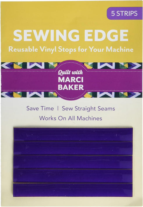 C&T Publishing Notions Sewing Edge Vinyl Stops Purple 5pc...