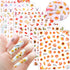 Fall Nail Art Stickers 3D Self-Adhesive Thanksgiving Nail Art Supplies Maple Leaf Nail Stickers Pumpkin Leaf Squirrel Sunflower Flower Designs Nai...