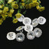10 PCS Rhinestone Crystal Buttons Sewing Button with Shank, for DIY Crafts Clothes Bags Embellishment Decoration, SHUNLI...