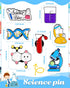 Taiyin 14 Pcs Science Pin Set for Kids Cute Enamel Lapel Pin Lab Pins Cartoon Scientist Science Pins Lapel Laboratory Alloy Brooch Pin for Badges ...