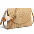 YIKOEE Straw Purse for Women Summer Beach Woven Bag With PomPom...