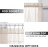 Short Curtains 36 inch Length for Small Bedroom Window 2 Panels Rod Pocket Farmhouse Semi Sheer Faux Linen Tier Cafe Privacy Curtain for Camper Ba...