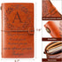 Thank You Gifts Monogrammed Initial Leather Journal Make a Difference Notebook Inspirational Gifts Appreciation Gifts Employee Boss Pastor Volunte...
