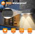 Warm White Solar Fence Lights Outdoor Waterproof Led,Step Lights Solar Powered Fence Light for Wall,Fence,Yard,Pool,Stairs. (4 * 1.68 * 1.57in-2)...