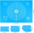 27.6x19.7in Silicone Baking Mat Sheet Pastry Mat with Measurement, Non-Slip Pastry Rolling Mat, Non-Stick Dough Kneading Board Mat, Bread Fondant ...