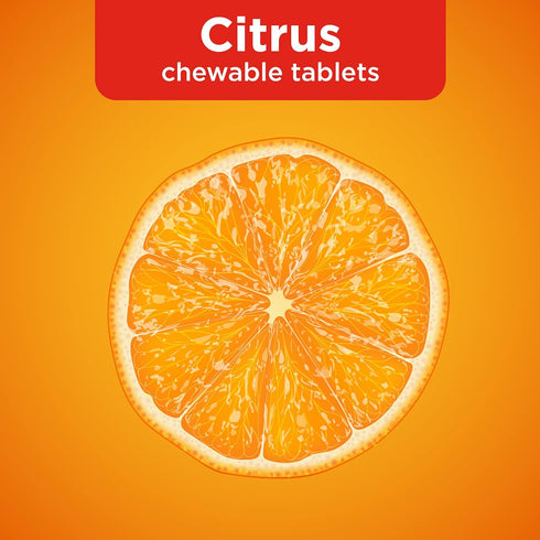 Amazon Basic Care Immune Support Citrus Chew Tablets, 116 Count...