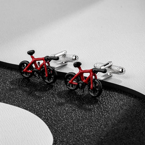 Colourful Bicycle Cufflinks For Men With Gift Box....
