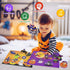 2Pcs Halloween Wooden Peg Puzzles, Halloween Toys for Toddlers Educational Puzzle Kids Halloween Party Favors Halloween Basket Stuffers Fillers Fa...