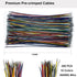 JST MX 1.25MM Connector Kit,2/3/4/5/6/7/8/9/10 Pin Male and Female Micro Wire Connectors Kit with 28AWG Premium Pre-Crimped Cables...