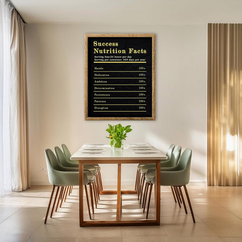 Posterizer 1 pcs-daily encouraging reminder- Achieving Success-Comedy Art-Motivational & Inspirational Art-Decor for Home & Office- UNFRAMED Wall ...