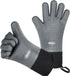 Silicone Cooking Gloves, Grilling Gloves, Heat Resistant Gloves BBQ Kitchen Silicone Oven Mitts, Long Waterproof Non-Slip Potholder for Barbecue, ...