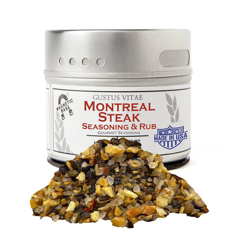 Montreal Steak Seasoning | Authentic Artisanal Gourmet Spice Blend | All Natural, Non GMO Seasoning | Hand Crafted in Small Batches | Made in USA ...