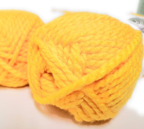 Loops & Threads Charisma Yarn, 1 Ball, Yellow, 3.5 Ounces...