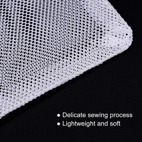 PATIKIL Aquarium Filter Media Bags 10x10cm 4 Pack Fish Tank Mesh Bags with Zipper White...